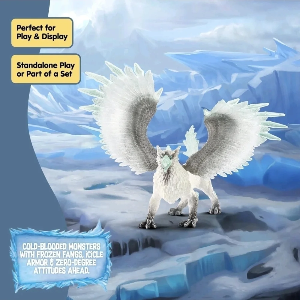 Schleich Eldrador Creatures Ice Griffin Figure #70143 - Like New! - Picture 13 of 13
